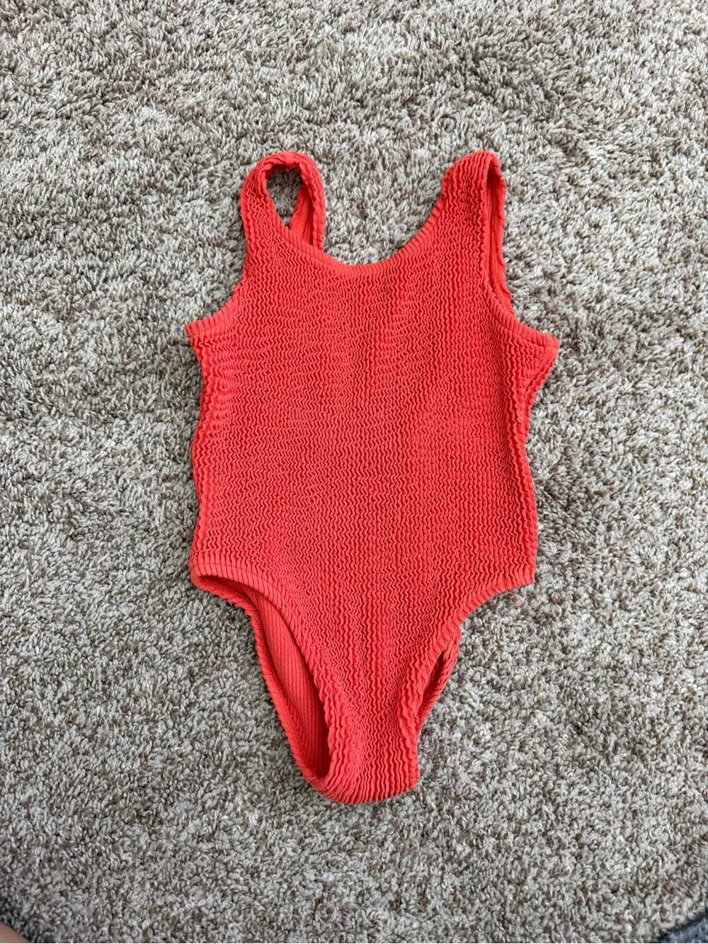 Bright Red scrunch swimsuit
